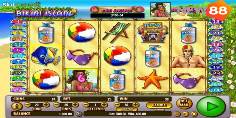 Bikini beach slot game - Sóng sánh hòa cùng vị ngọt mùa hè 4 Quy tắc trả thưởng của game bikini beach slot game đơn giản