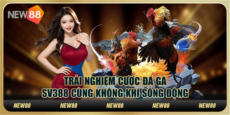 Trải Nghiệm Cược Đá Gà Sv388 Cùng Không Khí Sống Động