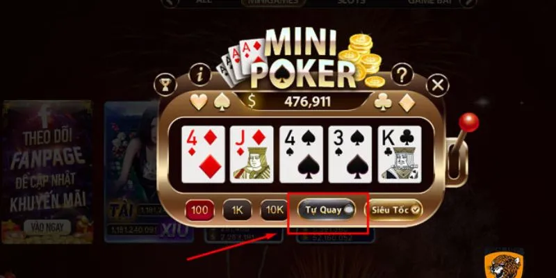 Những mẹo để giành chiến thắng trong mini Poker