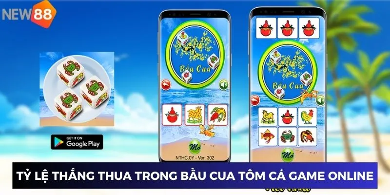 Tỷ lệ thắng thua trong bầu cua tôm cá game online