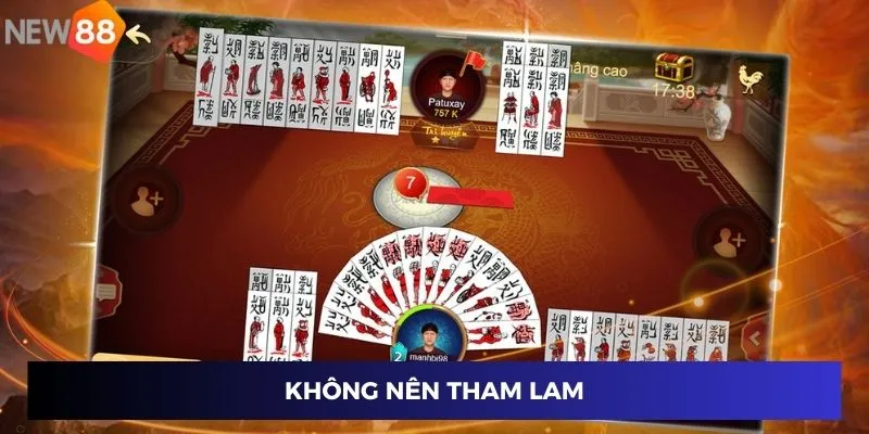 Không nên tham lam