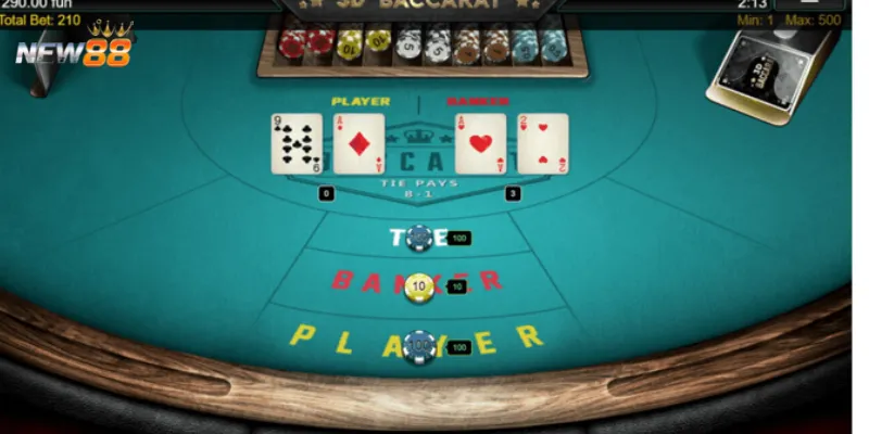 Tìm hiểu các loại cược và tỷ lệ chiến thắng trong Super Baccarat 3D