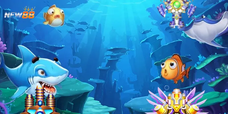 Những vũ khí mạnh mẽ và độc đáo trong Bắn Cá Song Long