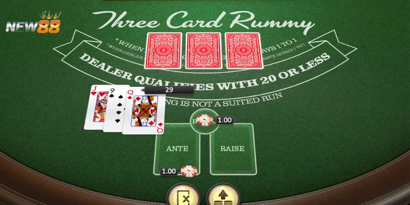 Những bộ bài mạnh trong trò chơi Three Card Rummy