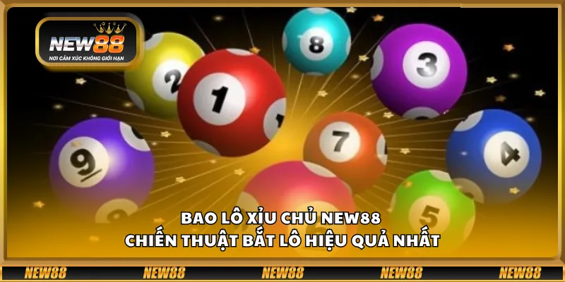 Bao lô xỉu chủ New88 - chiến thuật bắt lô hiệu quả nhất