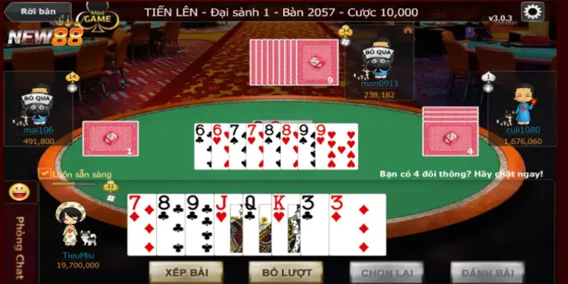 Mẹo xếp bài Sâm Lốc giúp chơi dễ thắng