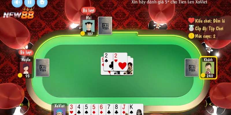 Toàn bộ quy tắc khi chơi Tiến Lên Miền Nam