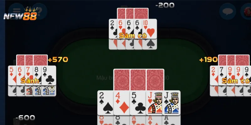 Bí quyết xếp bài Mậu Binh 5 lá cho người mới dễ thắng